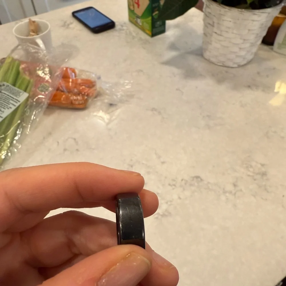 Oura Ring Black Heritage Gen 3 Size 8